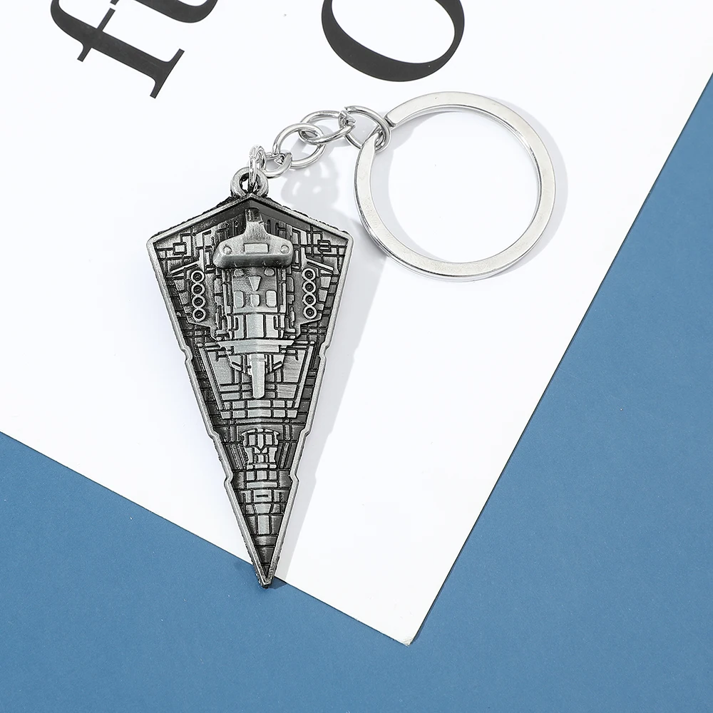 Vintage Collectible Show - Vintage Trend Movie Spaceship Metal Keychain