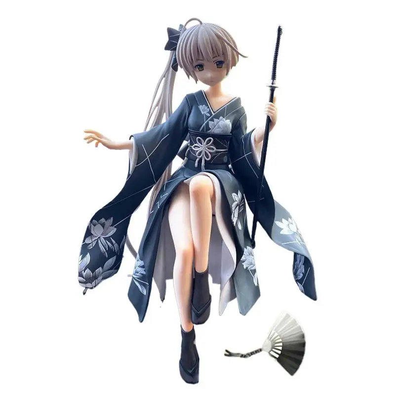 Yosuga No Sora Car Ornaments Cute Japanese Anime Character Figure Car Decoration Dashboard Desktop Display Model Toy