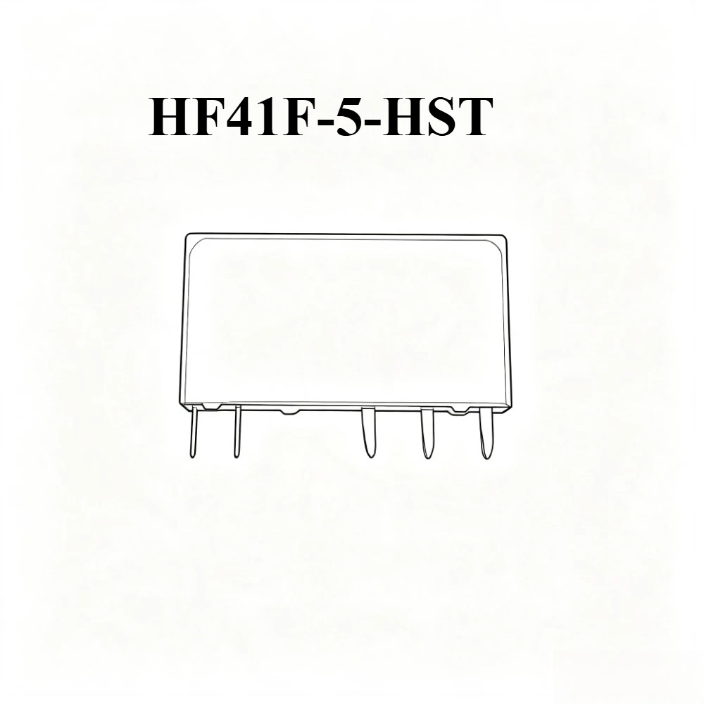 10PCS/Lot original HF41F-5-HST HF41F-12-HST HF41F-24-HST 4PIN HF41F5V 12V 24V-ZST 5PIN 6A Power relay 41F-1Z-C2-1 relay base