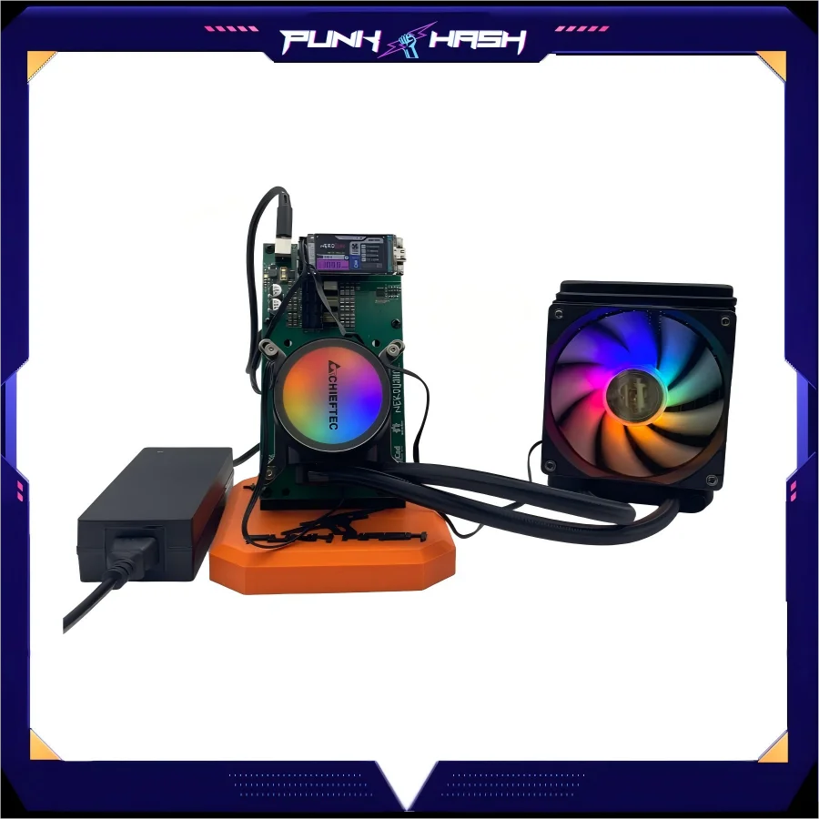 

Bitaxe Bitcoin Miners Water Cooling Nerdqaxe++ 4.8TH/s 75W Home Bitcoin Open Source Miner BTC Miners Crypto Miners Solo Miner