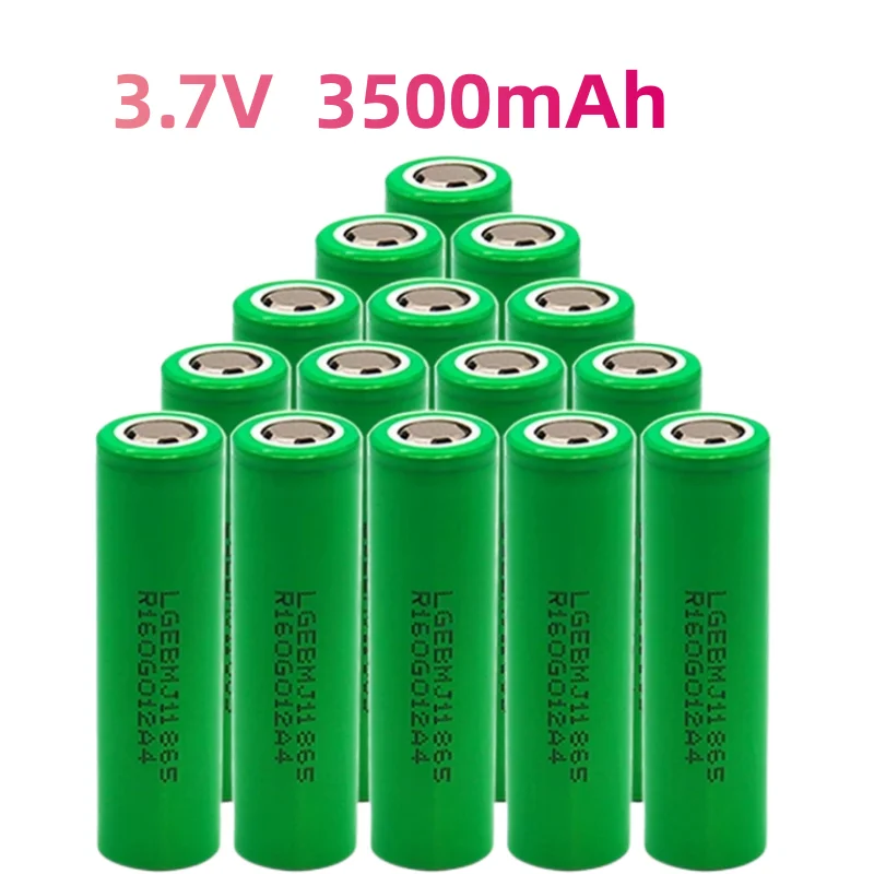 New 100% original MJ1 3.7 v 3500 mah 18650 flashlight lithium battery LG MJ1 3500 mah battery