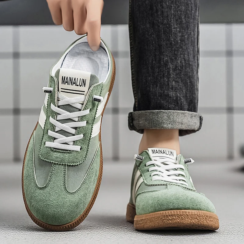 Spring oversized men's slippers women's half slippers with toe caps fashionable and comfortable couple sports and leisure shoes