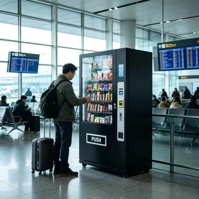 Foodline Smart Snack Drink Vending Machine Multi Payment Method Commercial Refrigerated Vending Equipment