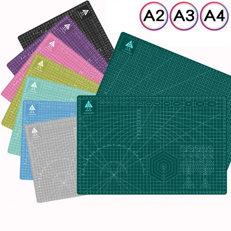 

A2 A3 A4 A5 PVC Cutting Mat Board Durable Self-healing DIY Sewing Student Art Paper Cutting Engraving Cut Pad Leather Craft Tool