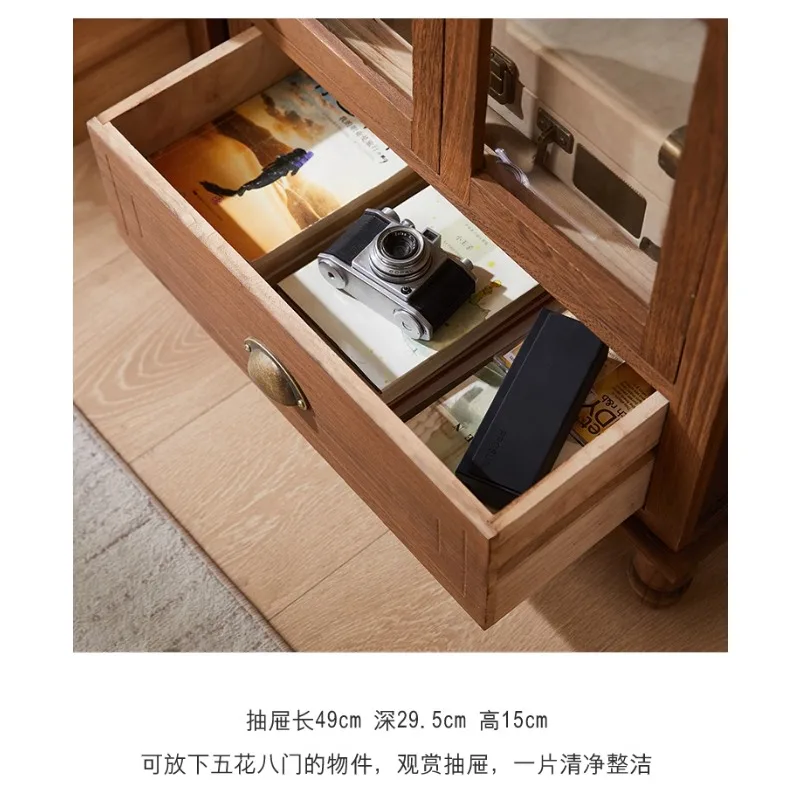 

Small-sized furniture, Living room with door Storage cabinet Mediterranean side cabinet Small wine cabinet