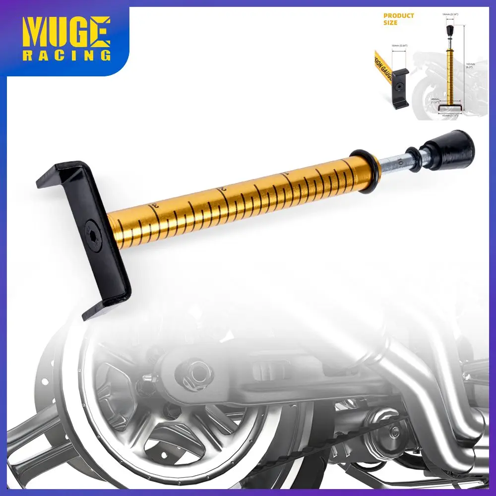 

MUGE-Belt Tension Gauge Adjustable 10 Lbs Belt Tensioner Tool for Accurate Motorcycle Drive Belt Tension Tester EM1101