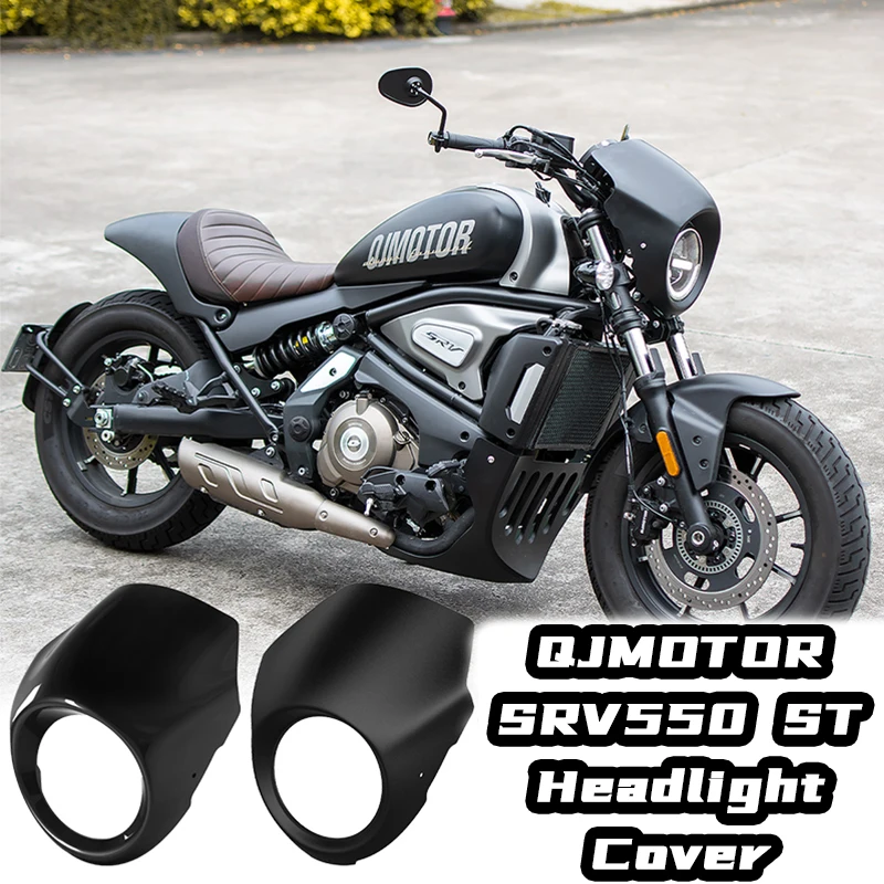 

Motorcycle Fairing Front Panel Cover Headlight Windscreen Bracket Kit for QJMOTOR SRV550 ST
