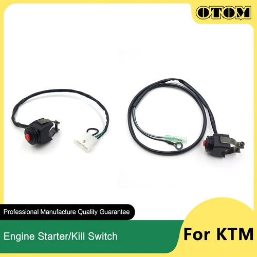 Imagen 1 del producto OTOM-Interruptor de arranque de motor de motocicleta, botón de encendido para KTM EXC SXF XCF HUSQVARNA FC FE TC TE 2022 250, 450