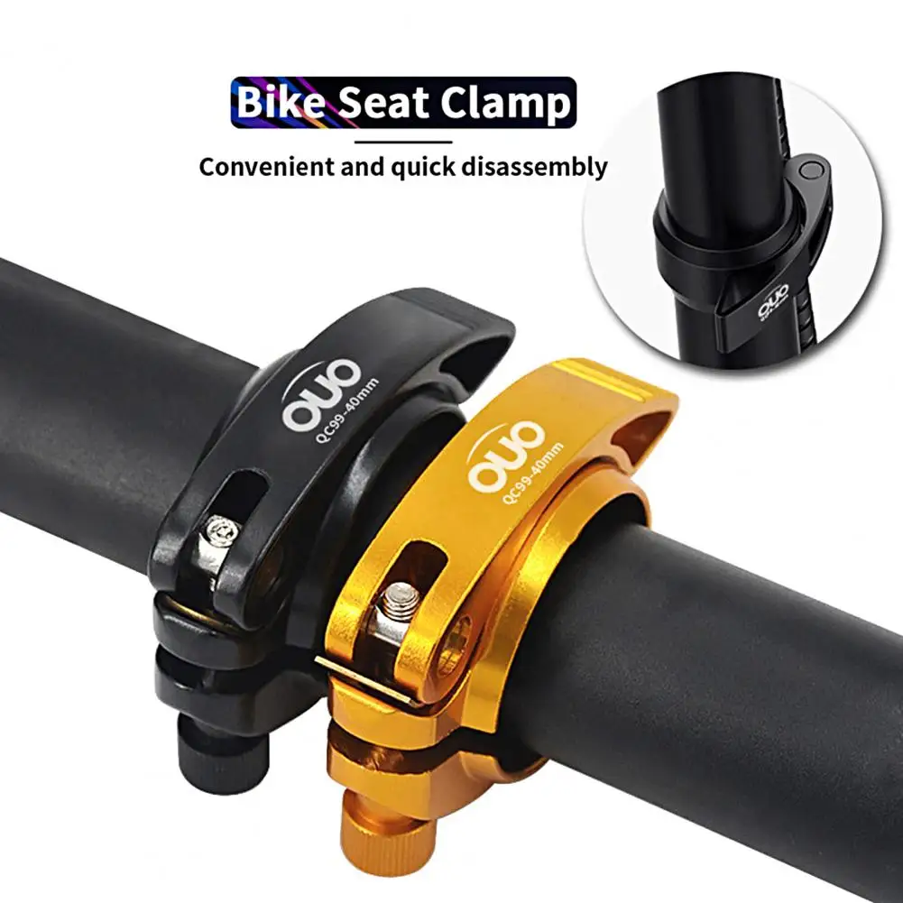 40mm/41mm Alloy Bike Seat Clamp Aluminium Quick Release Mountain MTB BMX Road Bike bicycle Seatpost Clamp Bike Accessories