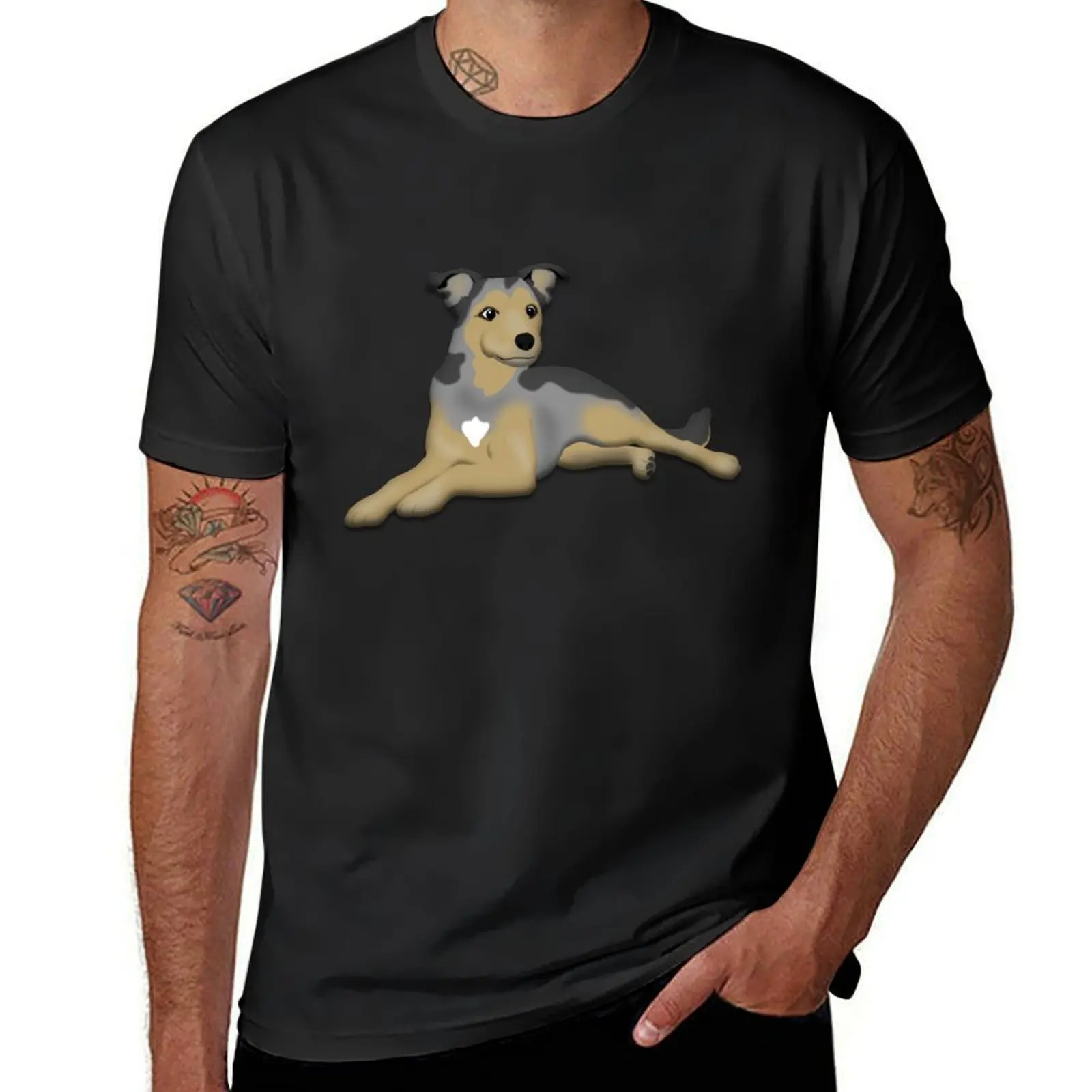 Little dog Lumpi 1 T-Shirt for a boy customs quick drying mens t shirts pack