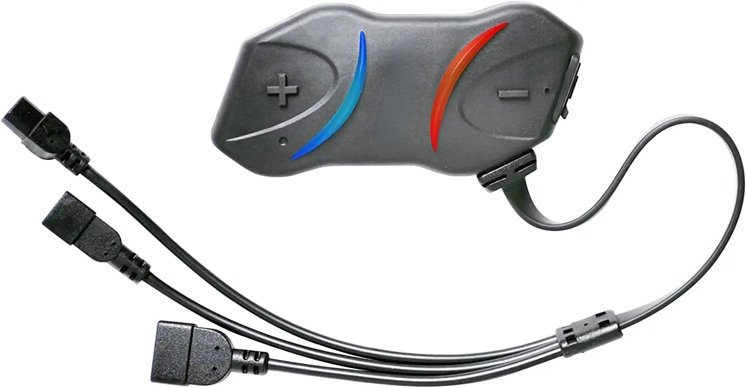 Low Profile Motocicleta Bluetooth Headset e Interfone, SMH10R-01