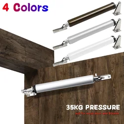 4 Color Soft Closing Automatic Door Closer 35KG Pneumatic Adjustable Speed Positioning Door Stop Protective Door Holder Hardware
