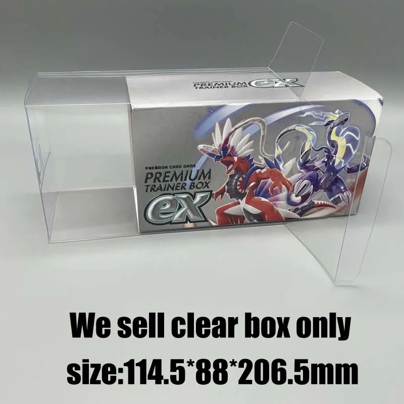 

10PCS For PTCG Japanese Scarlet Violet Box Ultra Clear Collectible Protective Display Case