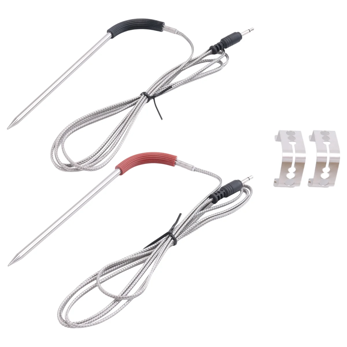 2-Pack Repalcement Meat Probe for Weber Grill and Smoker,Temperature Probe with Probe Clip Accessories