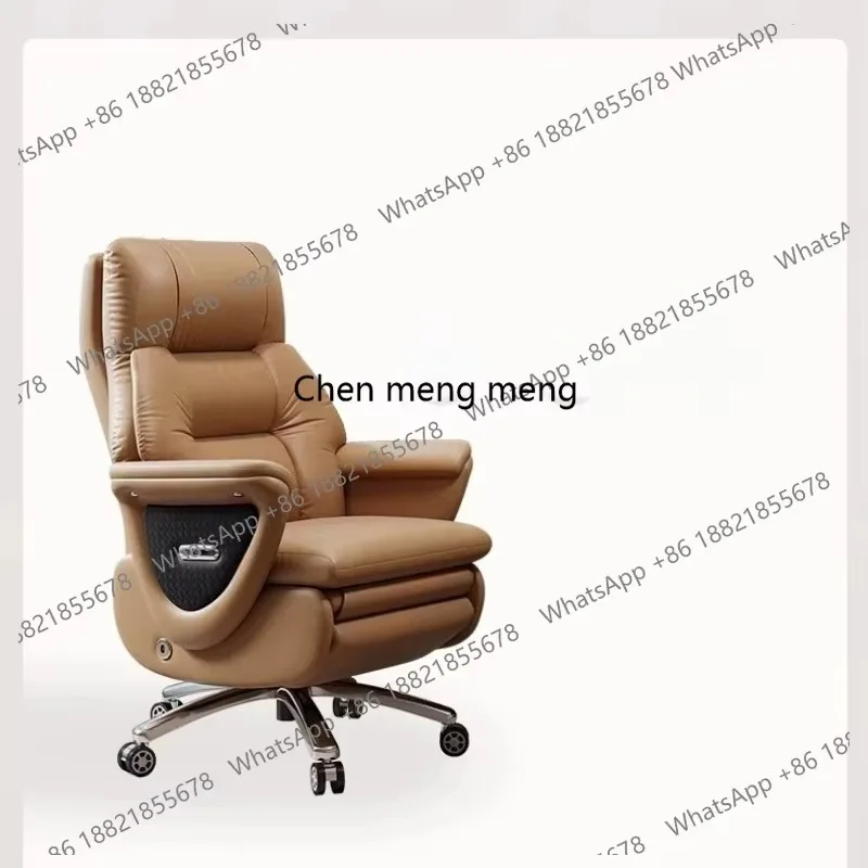 

RR Ventilated massage electric boss chair, high-end office for nap, sedentary business leather computer chair