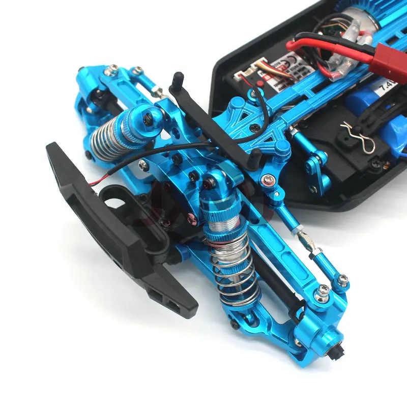 SCY 16101 16102 16103 16104 16106 16201 JJRC C8805 Q130 RC 1/16 Metall-Upgrade-Teile für ferngesteuerten Auto-Aufhängungsrahmen