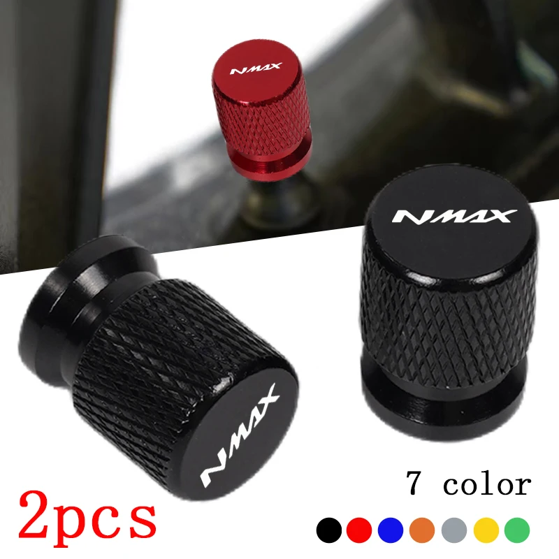 2 uds para YAMAHA Nmax n-max 125 155 2017- 2025 accesorios motocicleta CNC válvula de neumático de aluminio puerto de aire tapas de cubierta de vástago