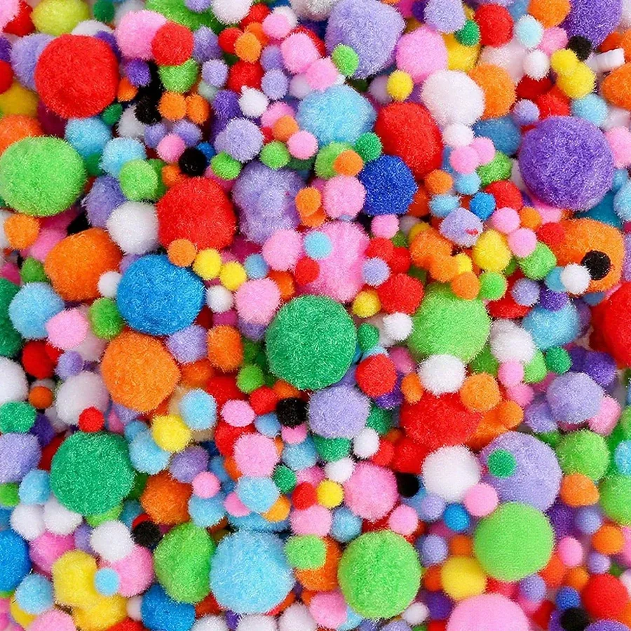100-400Pcs Pom Poms…