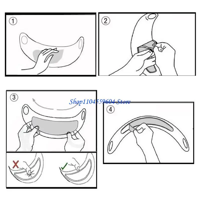 

12QM Шлем Анти-Фог Дождь-Пропотека Пленка Чистая линза Склейка для мотоцикла для обеспечения безопасности мотоциклов