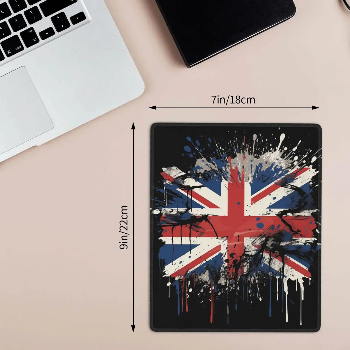 Union Jack Flag Of The UK United Kingdom British Mouse Pad Computer Keyboard Mouse Mat Laptop Desk Mat Office Accessories
