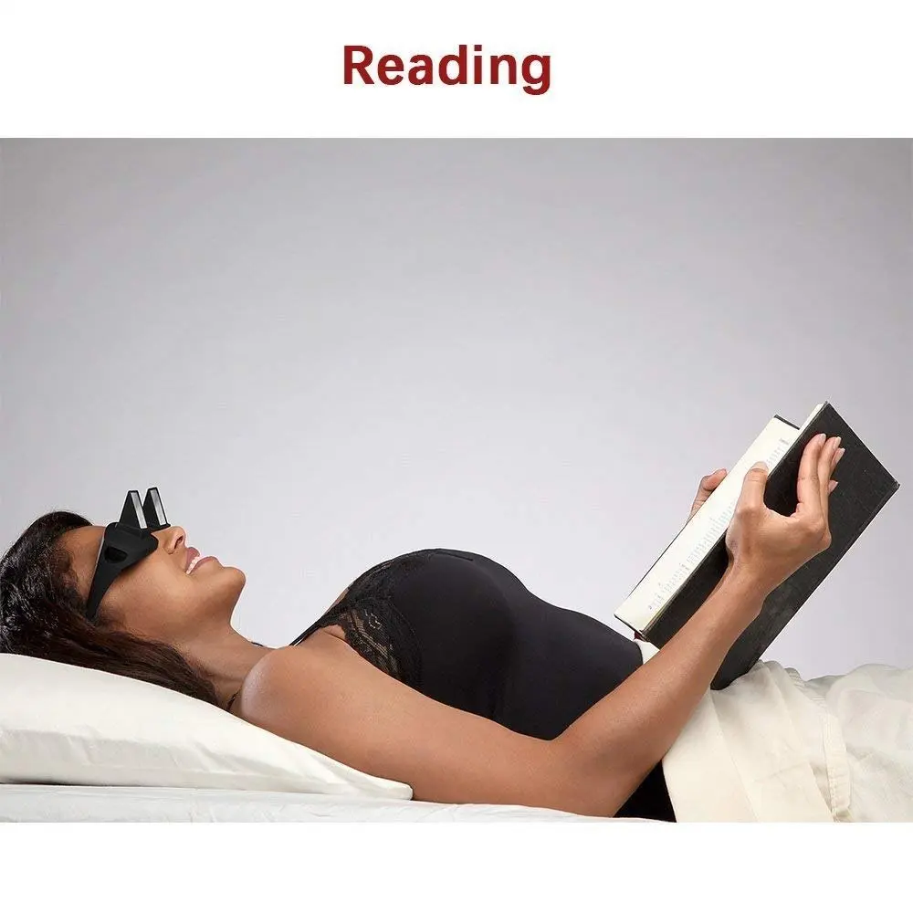 Lazy Glasses Bettprisma, horizontale High-Definition-Brille, Periskop, Liegenbrille zum Lesen und Fernsehen im Bett – Detail 1