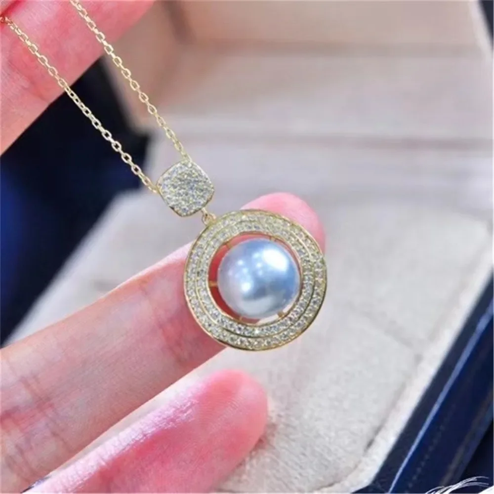 

Classic Pearl Pendant Accessory 18K Plated Gold Pendant Settings Jewelry Findings Parts Fittings Connection Accessories D075