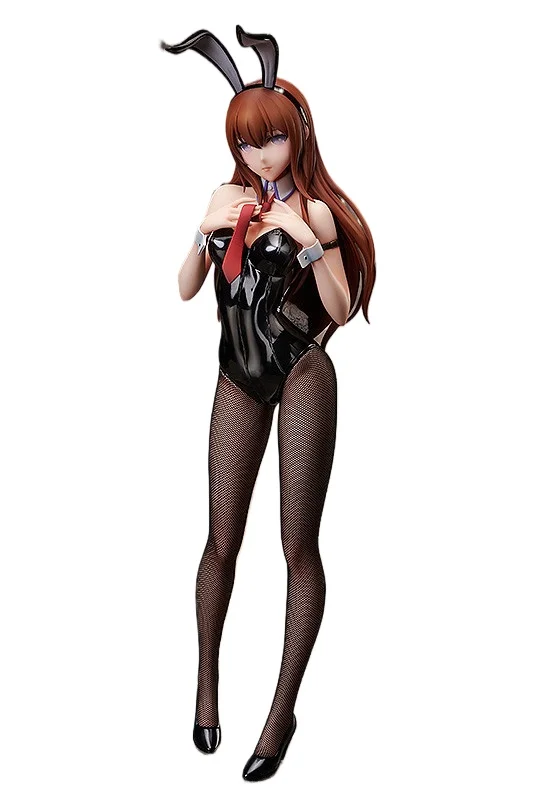 LIBERTAR el conejito Makise Kurisu estilo B Ver. Escala 1/4 42cm 18+ Anime Sexy Bishoujo figura de PVC con piezas de tela figuras de acción de juguete