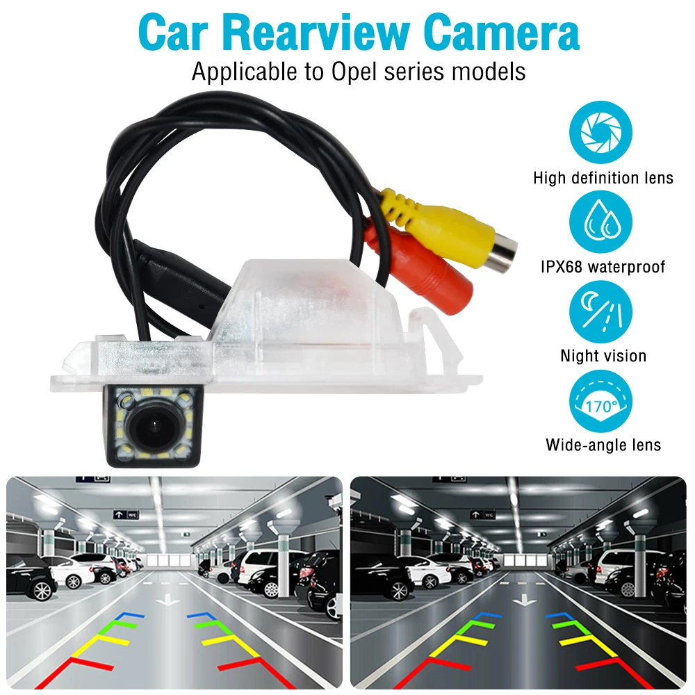 Car Rear View Camera Backup Reverse Parking for Opel Astra H J Corsa Meriva Vectra Zafira Insignia Grande Buick Regal