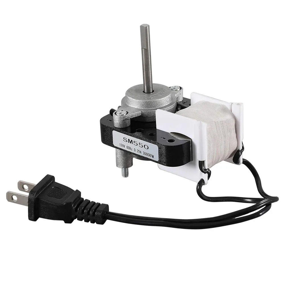 

Замена двигателя вентилятора в ванной комнате для модели Nutone 65100 C01575 SM550 VFM100 C65878 с 2 шпильками и плоским валом