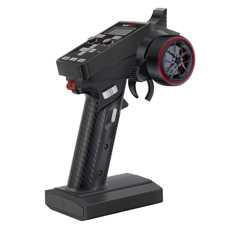 HOTRC CT-6A 6CH 2.4GHz Radio System Transmitter Remote Controller with F-06A 6Ch Receiver for RC Toy Car Boat Tank