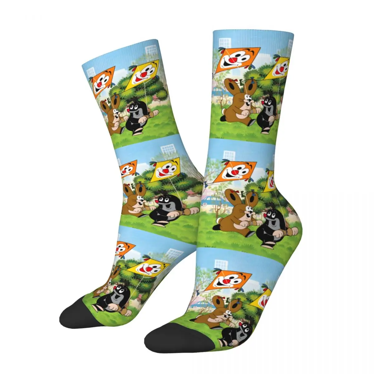 Krtek The Little Mole Men Women Socks Outdoor Novelty Spring Summer Autumn Winter Stockings Gift