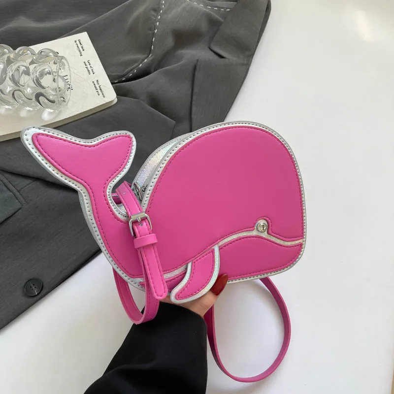 

Креативная сумка с милой мультяшной акулой, забавная сумка для женщин и девочек, японский стиль, трендовая сумка через плечо для женщин, новинка 2025 года, модный кукольный кошелек для телефона