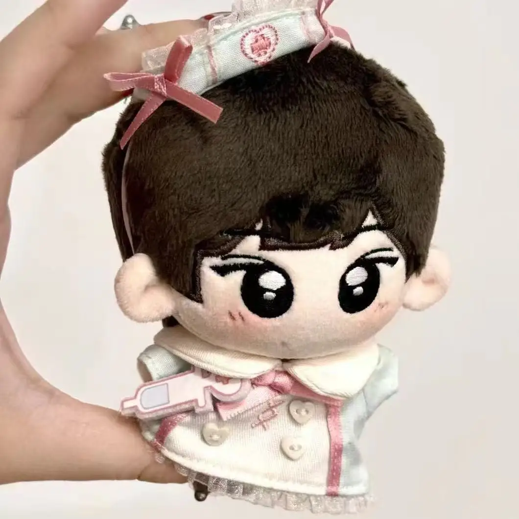 

Комплект одежды для куклы-медсестры из хлопка, 10 см: милое платье для кукол Star Body и Normal Body, аксессуары для плюшевых кукол, в наличии