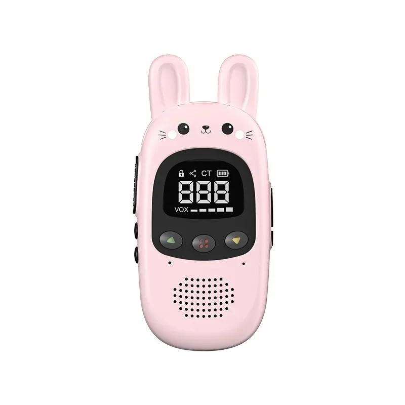 Getien 1PCS Walkie Talkie Mini Kids Portable Radio Transmission Transceiver Interactive Education Toy for Girl Boy Gift