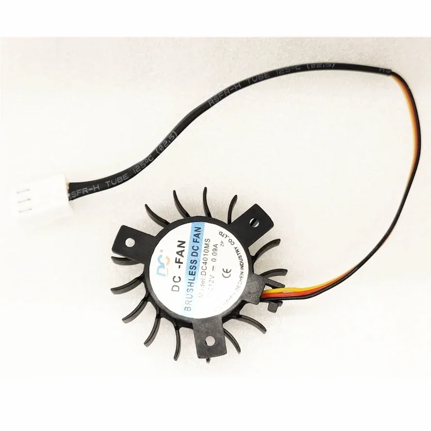 Original DC4010MS DC4010MB 37mm Graphics Video Card Cooler Fan Replacement Hole Spacing 27mm 12V 0.0.09A 3Wire 3Pin