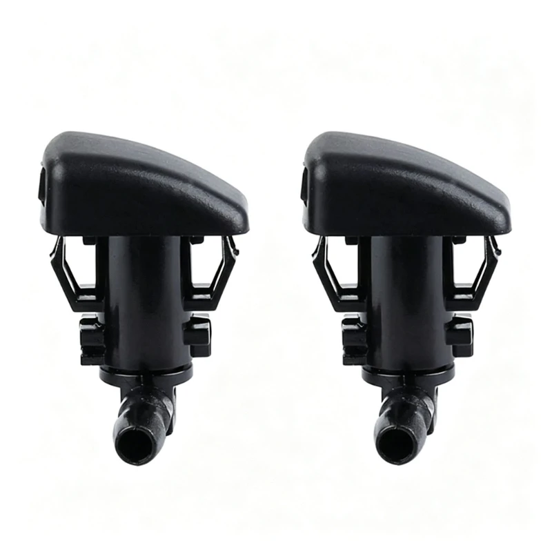 U13C Washer Nozzle Pair for Windshield Washer Maintenance 8E5Z17603A, Two Nylon Nozzles for Replacing Clogged or Damaged Washer