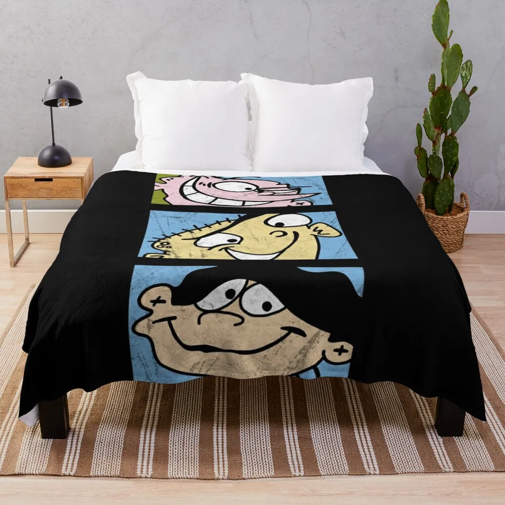 Ed, Edd, & Eddy Throw Blanket Softest Giant Sofa Blankets