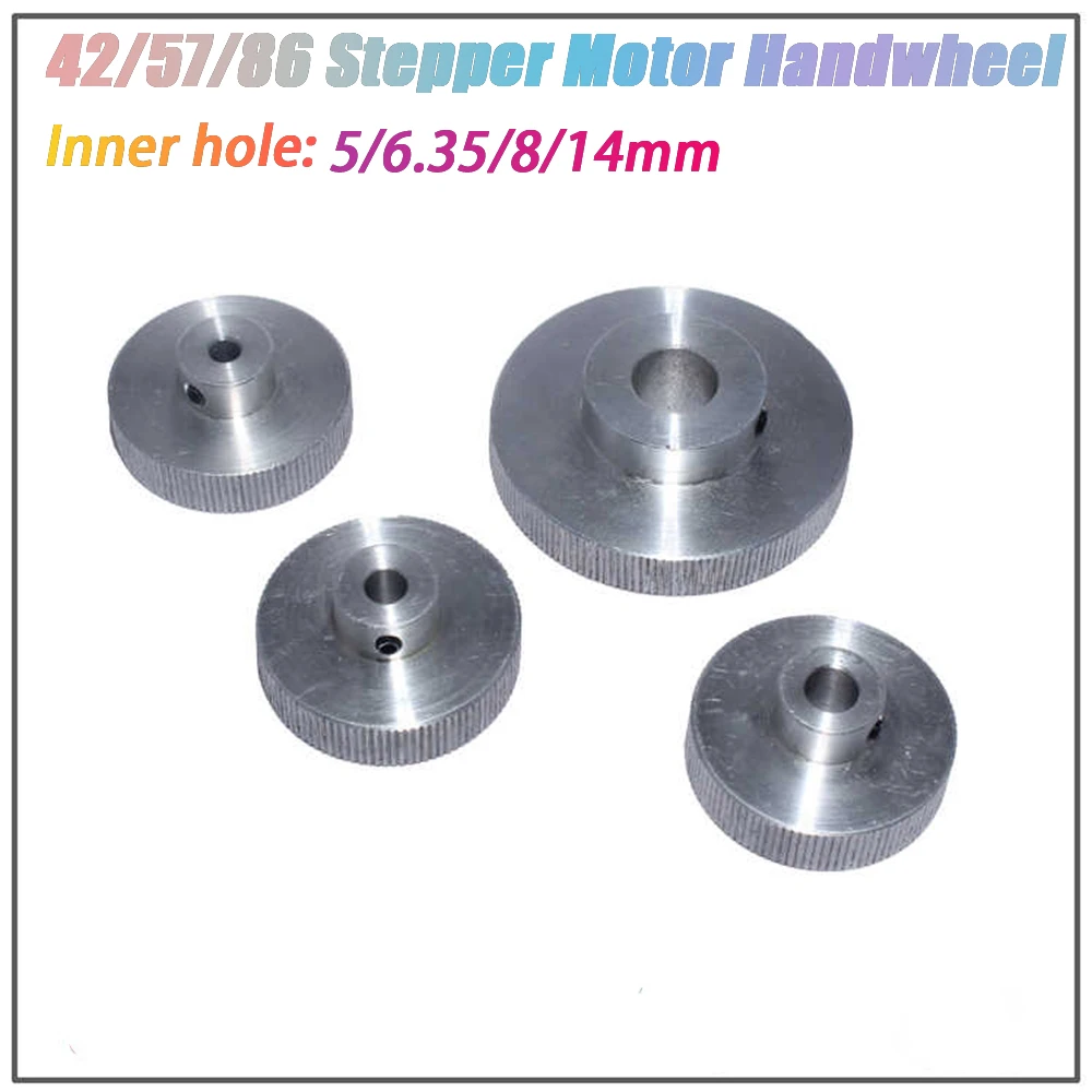 1-20Pcs 42/57/86 Stepper Motor Handwheel/Inner Hole 5mm/6.35mm/8mm/14mm Special Positioning Handwheel for Stepper Motors