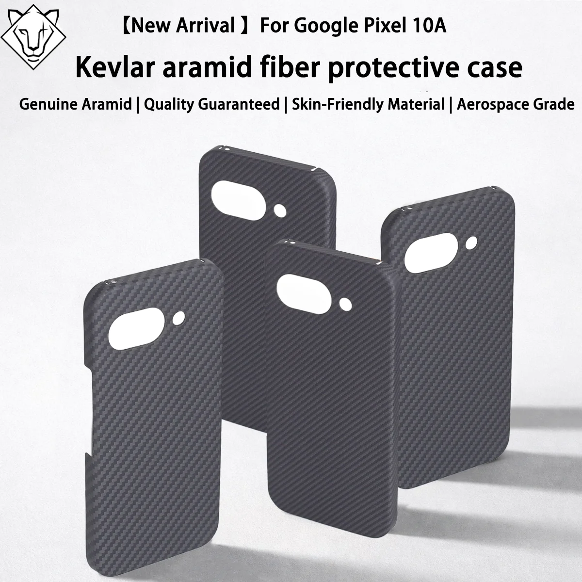 

For Google Pixel 10A Aramid Carbon Fiber Case Magnetic Magsafe Charge Cover Ultra-thin Metal Lens Phone Bumper