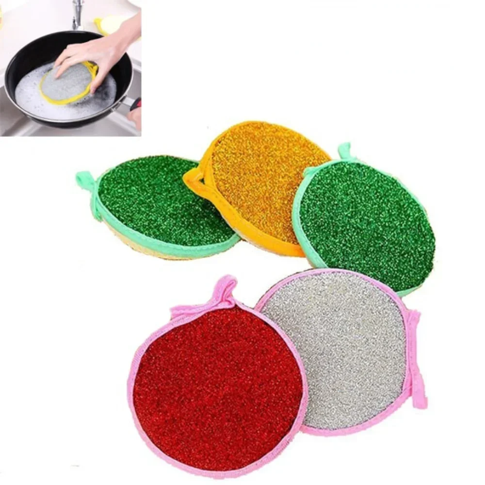 Delysia King  Circular double-sided dishwashing sponge