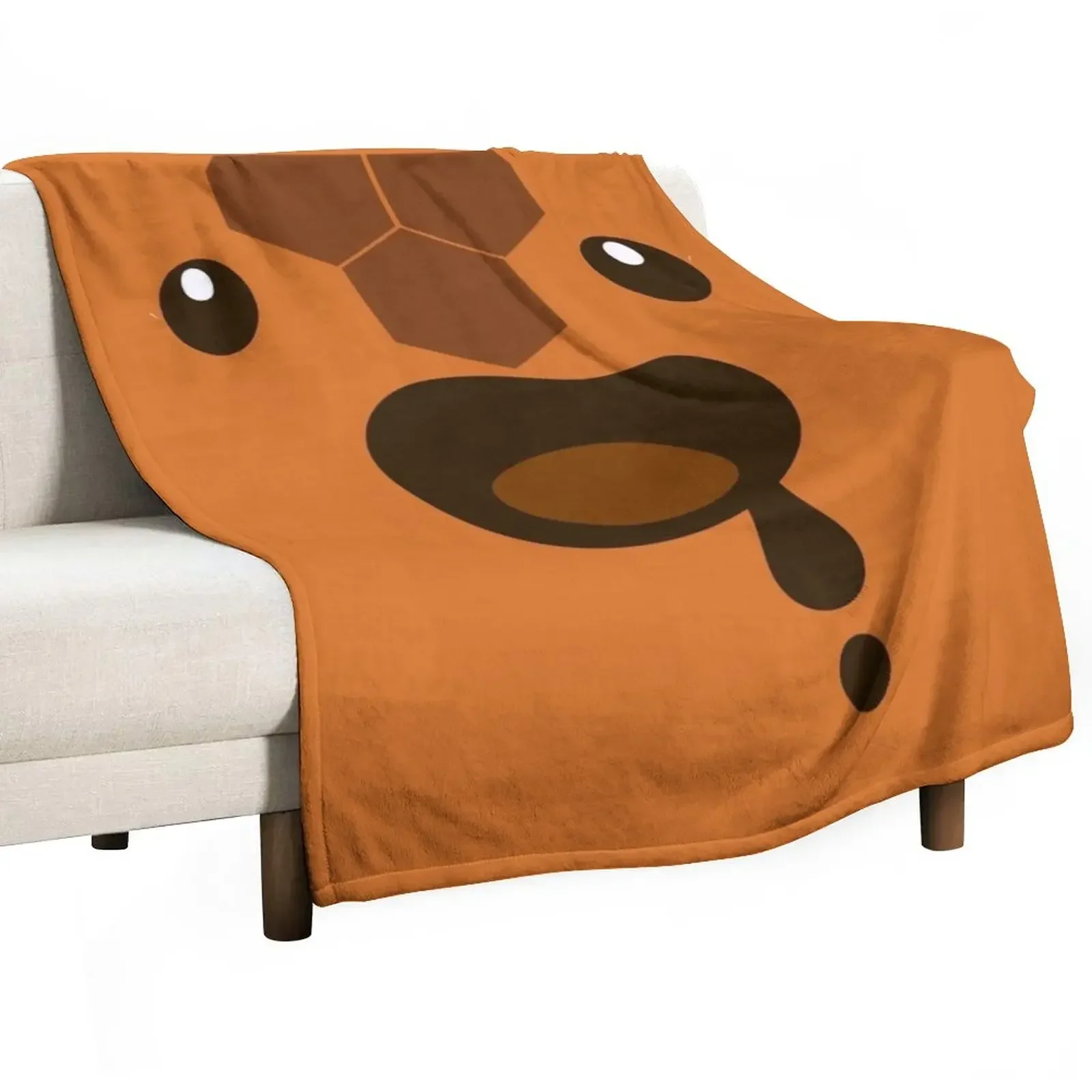 Honey Slime - Cute Face Cut Out Throw Blanket Quilt Moving heavy to sleep Blankets