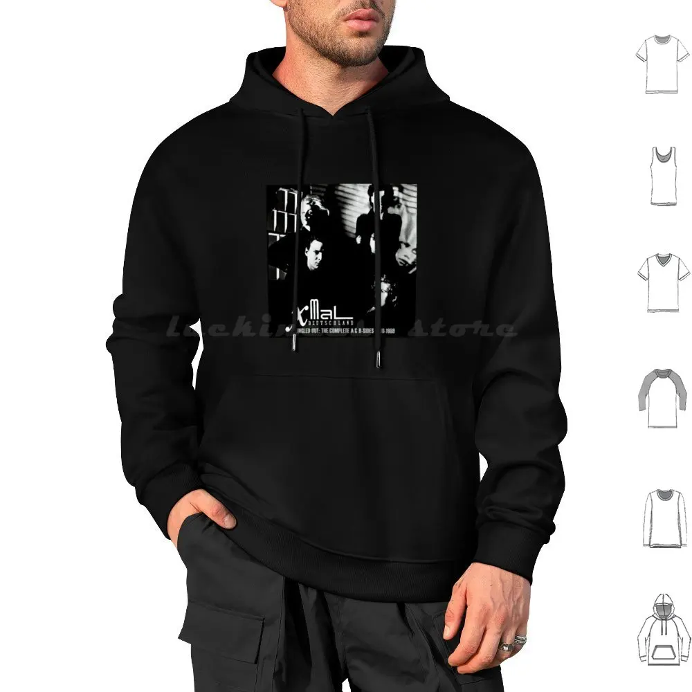 Xmal Deutschland Hoodie cotton Long Sleeve Xmal Deutschland Funny New Hot Music Cartoon Party Night Us Band Electro