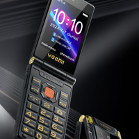 Elderly Yeemi M7+Durable Function  Large Buttons 4g Full Network Flip Phone Dual Sim Dual Screen Elderly Phone 6800mah Battery