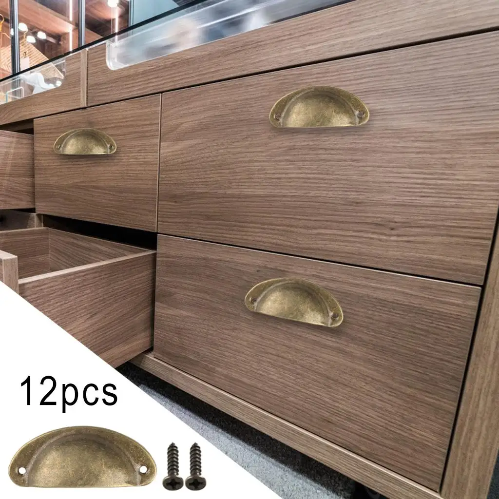 12 個キャビネット取手ハンドルキッチンモダンハードウェア引き出しドレッサードア用