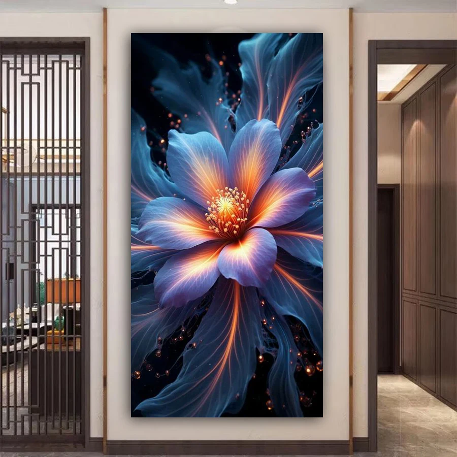 

Blooming Flowers Diy Diamond Arts For Adults Painting Kits New Collection Large Size Floral Full Drill Mosaic Embroidery Picture