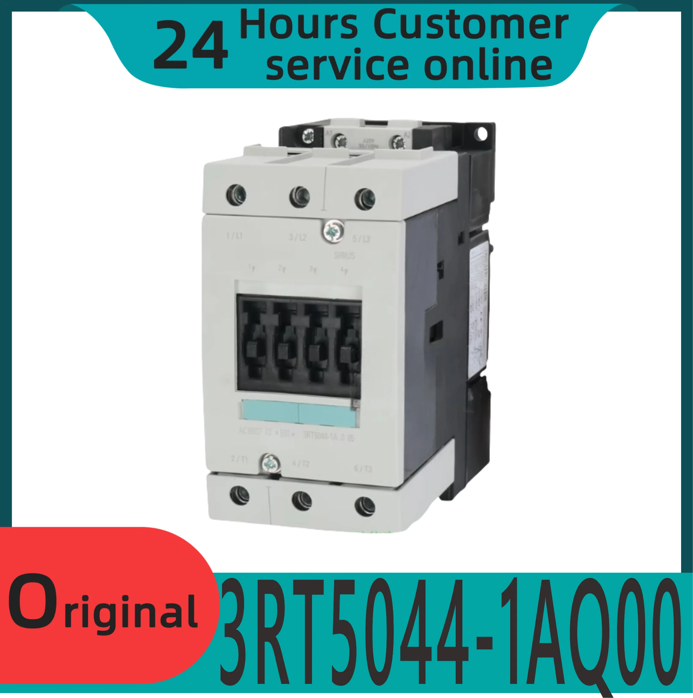 

New original AC contactor 3RT5044-1AQ00 AC380V current 65A