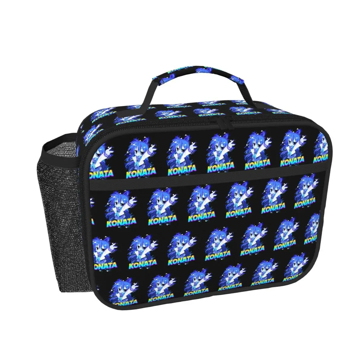 Lucky Star Anime Lucky Star Anime Insulated Lunch Bag for Women Children Portable Food Boxes Thermal Lunch Box Tote