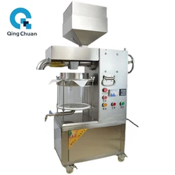 Oil Press Machine 3000W Commercial Vacuum Filtration Squeezer Sesame Sunflower Extraction Vertical Household Edible Equipment