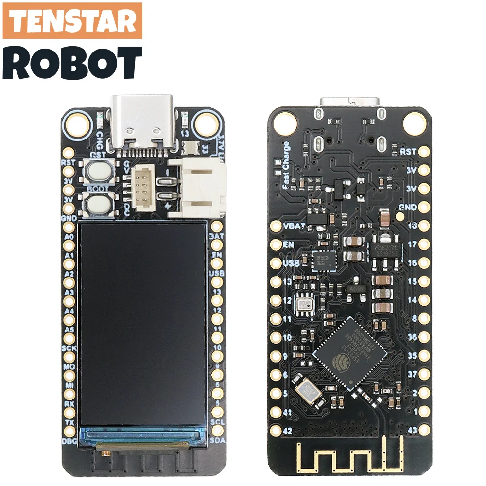 Scheda di sviluppo TENSTAR TS-ESP32-S3 con display TFT da 1,14 pollici con sensore BMP280 e QMI8658C Impara a programma ESP32 S3