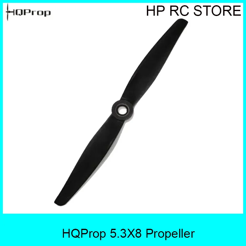 HQProp Thin Electric Pusher Prop 5.3X8 5.3inch Two-Blade Propeller Glass Fiber Reinforced Nylon CW CCW Paddle for FPV Drone
